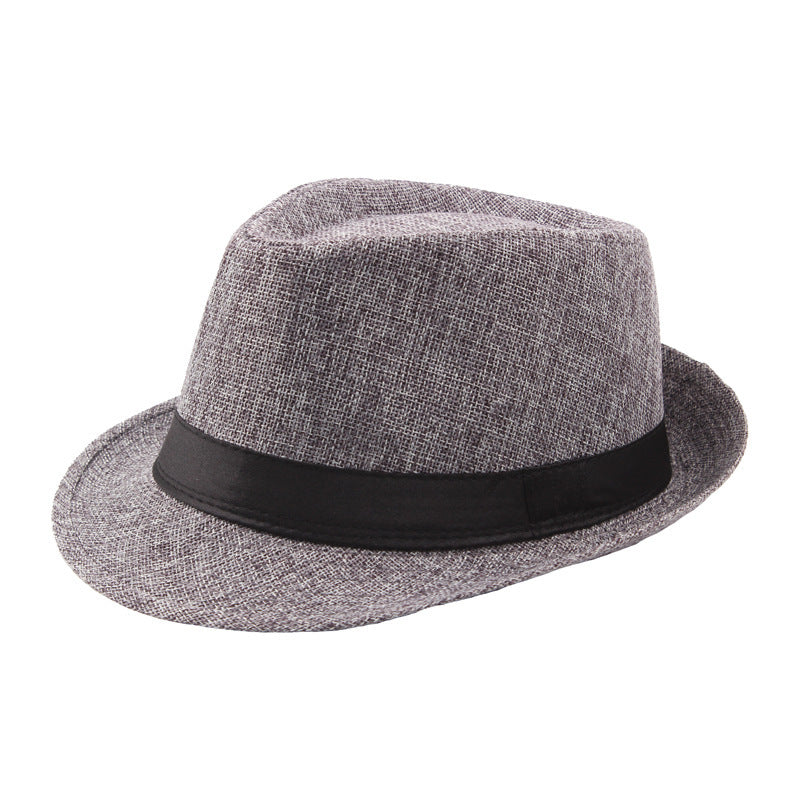 Linen Fedora Styled Hat