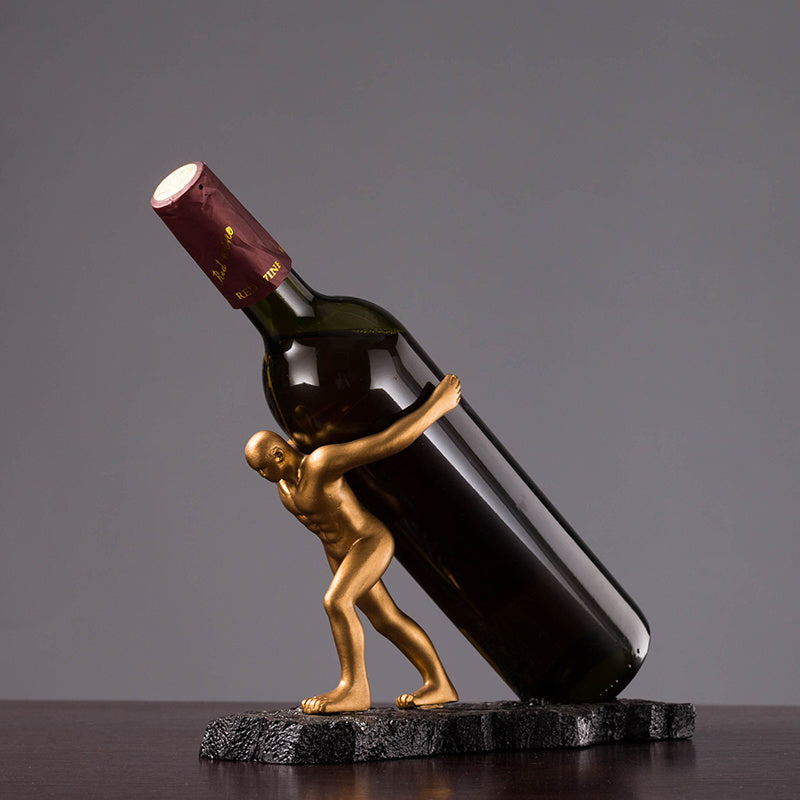 Gold Wine Rack