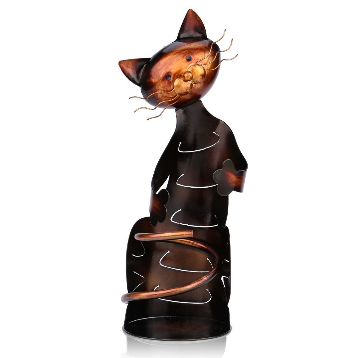 Iron Cat Wine Holder