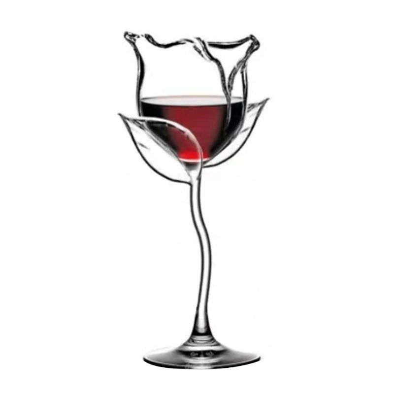 Rose Flower Cocktail Glasses