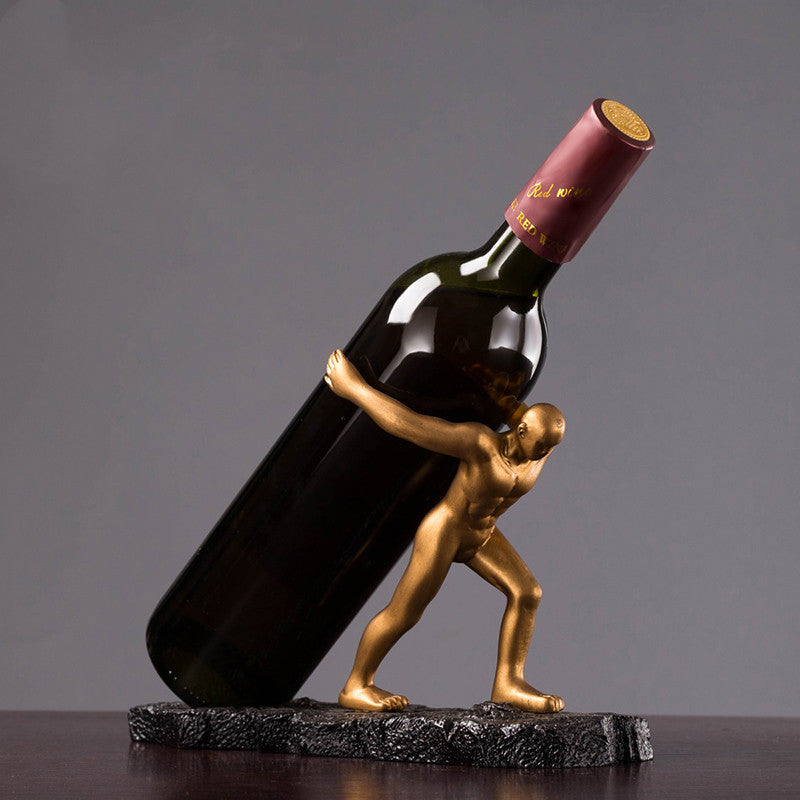Gold Wine Rack