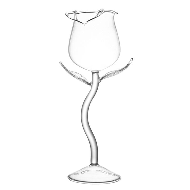 Rose Flower Cocktail Glasses