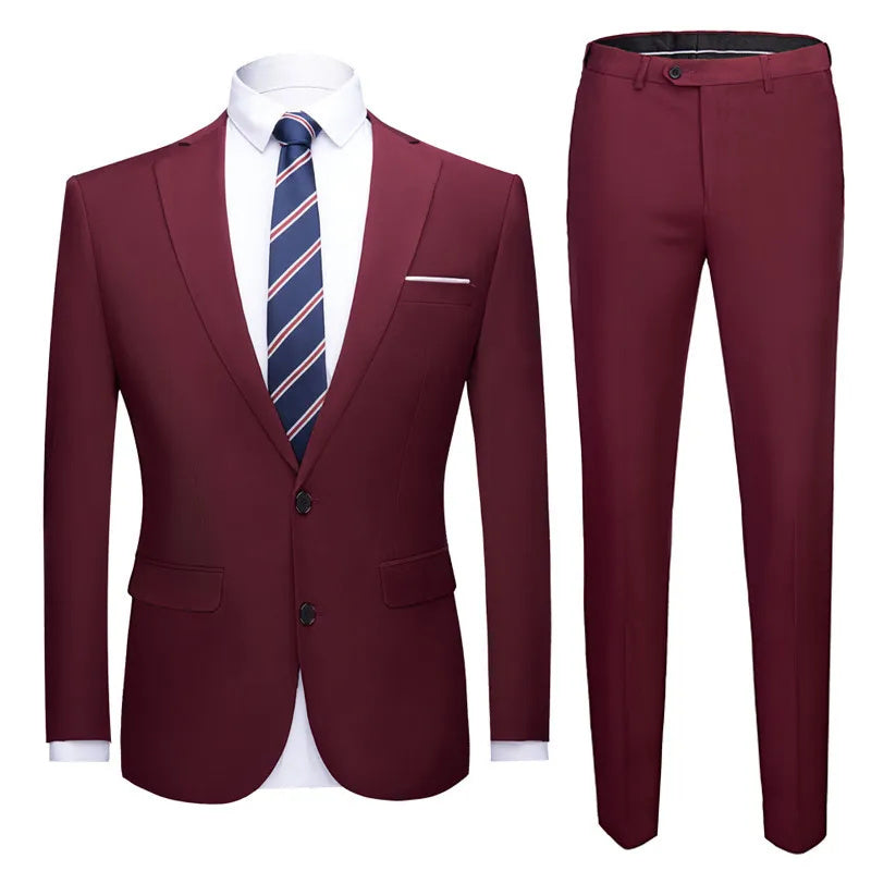 Two-Piece Suit- Plus Size Men