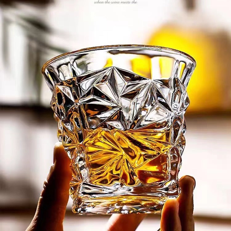 Whiskey Pure Drink Internet Celebrity Beer Brandy Glass Household High-end Classical Foreign Wine Bar Cup