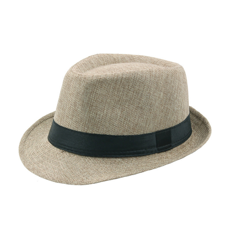 Linen Fedora Styled Hat