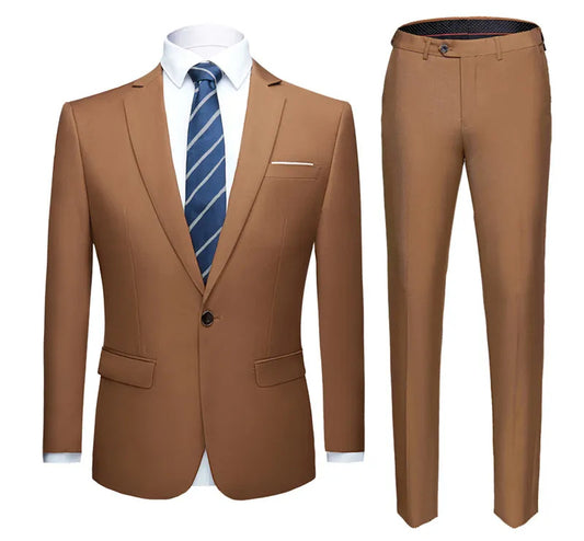 Two-Piece Suit- Plus Size Men