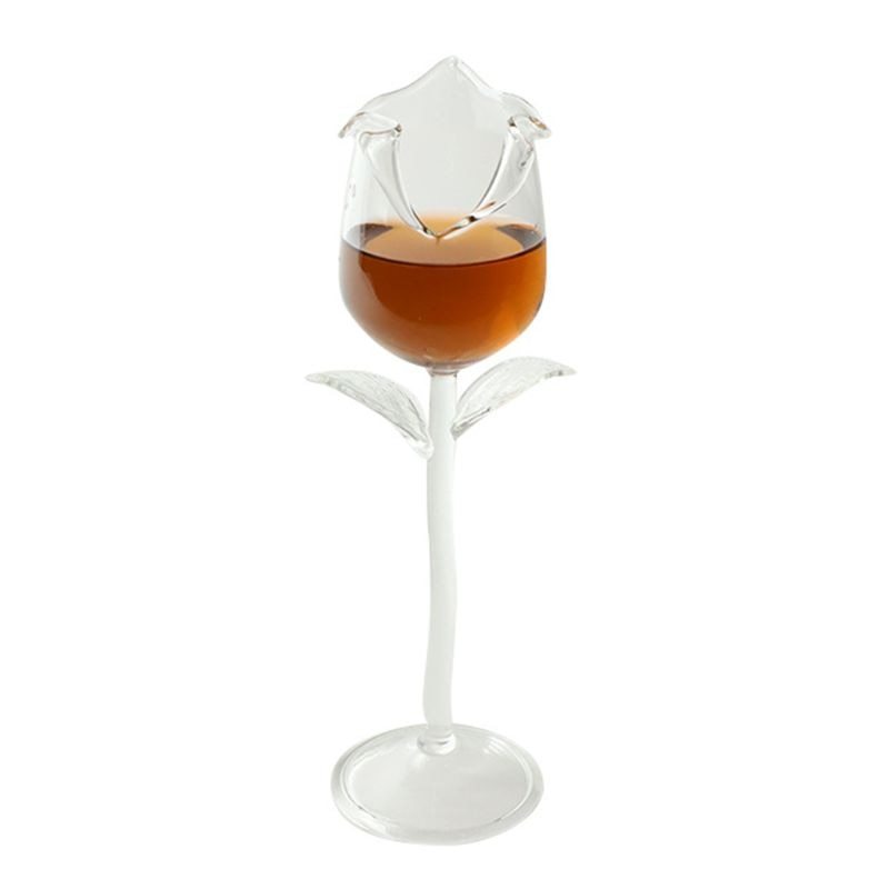 Rose Flower Cocktail Glasses