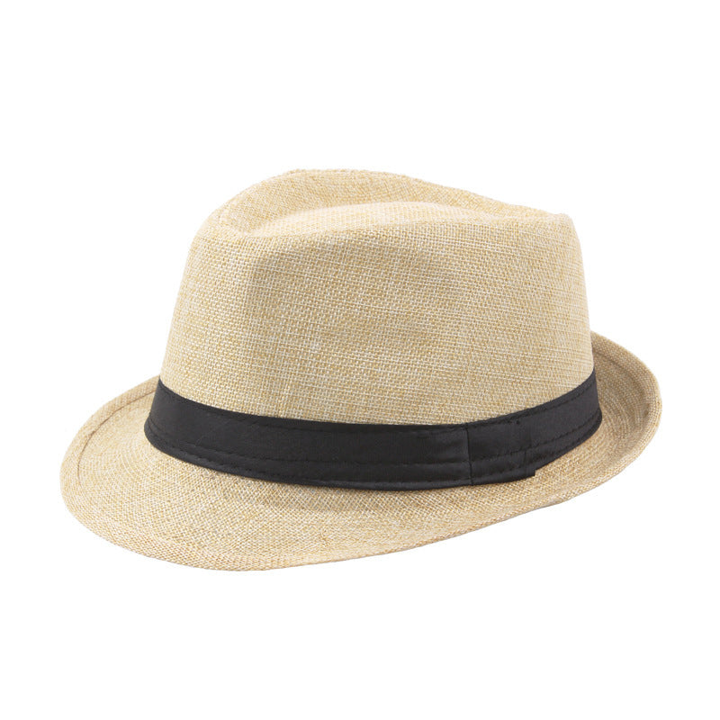 Linen Fedora Styled Hat