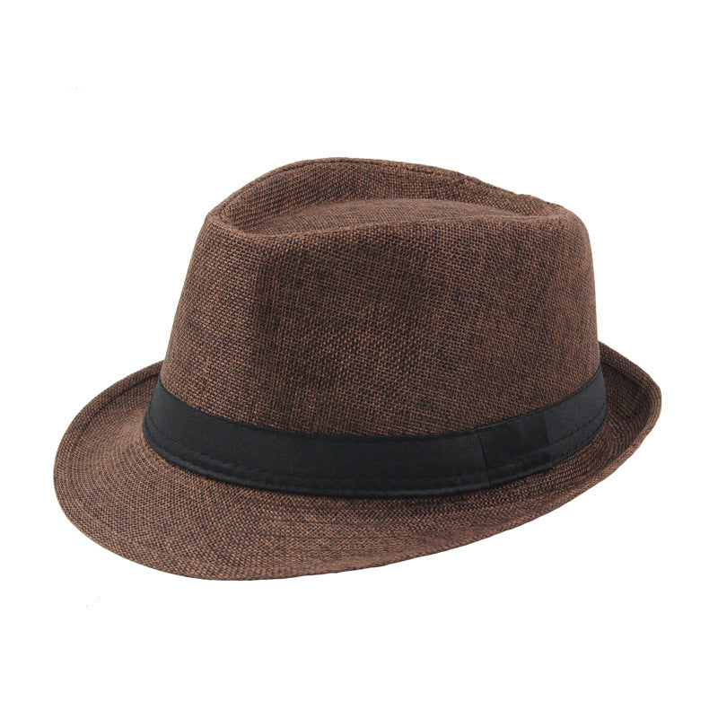 Linen Fedora Styled Hat