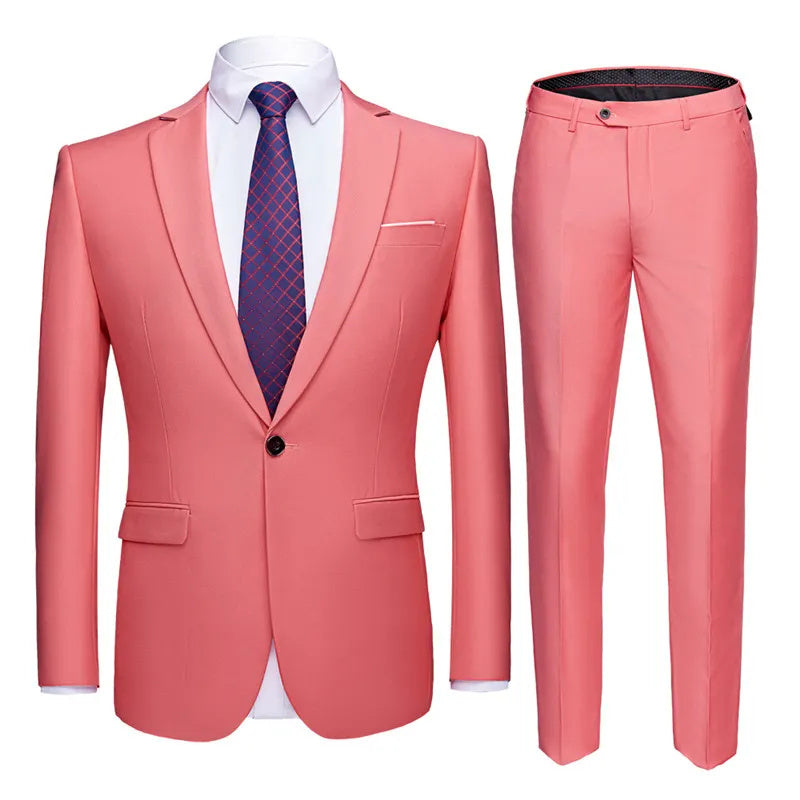 Two-Piece Suit- Plus Size Men