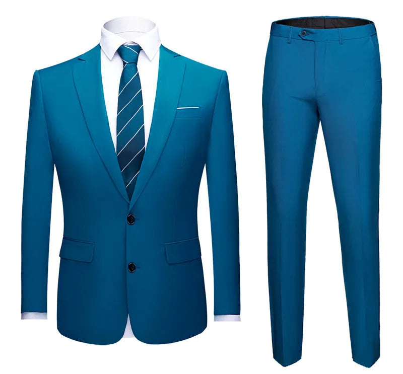 Two-Piece Suit- Plus Size Men