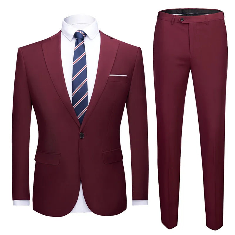 Two-Piece Suit- Plus Size Men