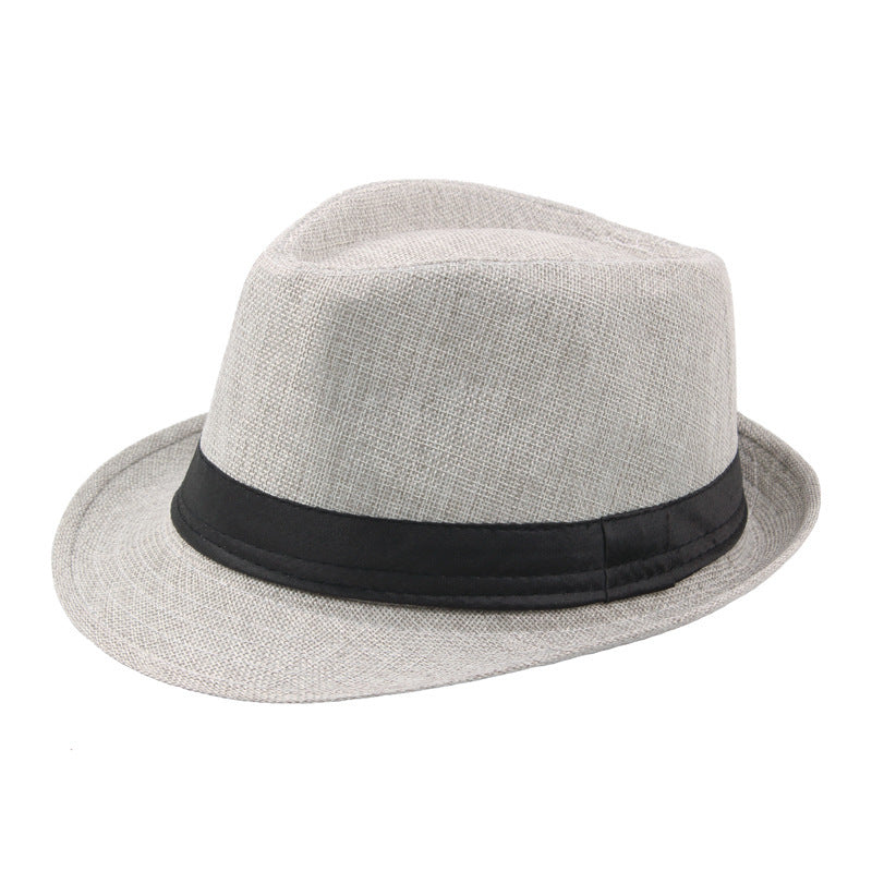 Linen Fedora Styled Hat