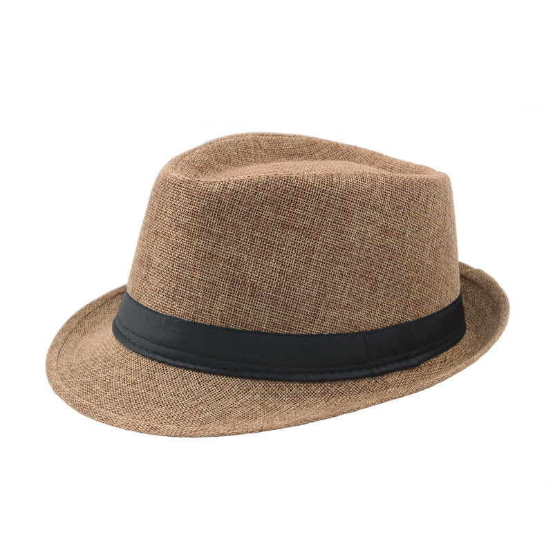 Linen Fedora Styled Hat
