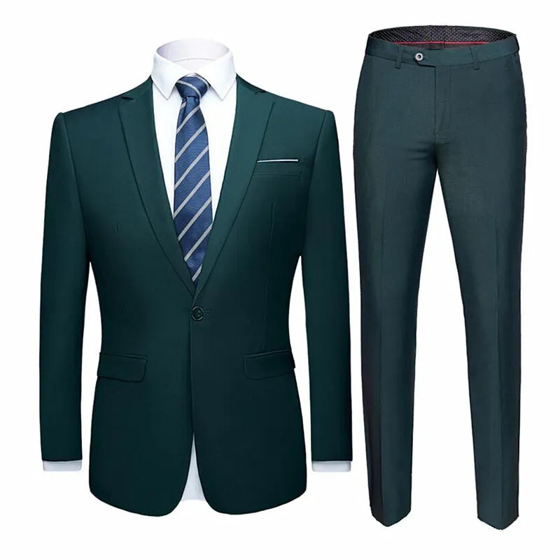 Two-Piece Suit- Plus Size Men